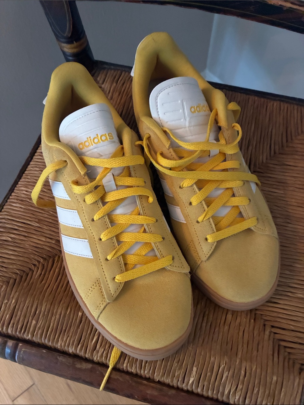 adidas Women’s Yellow Suede Classic Sneakers